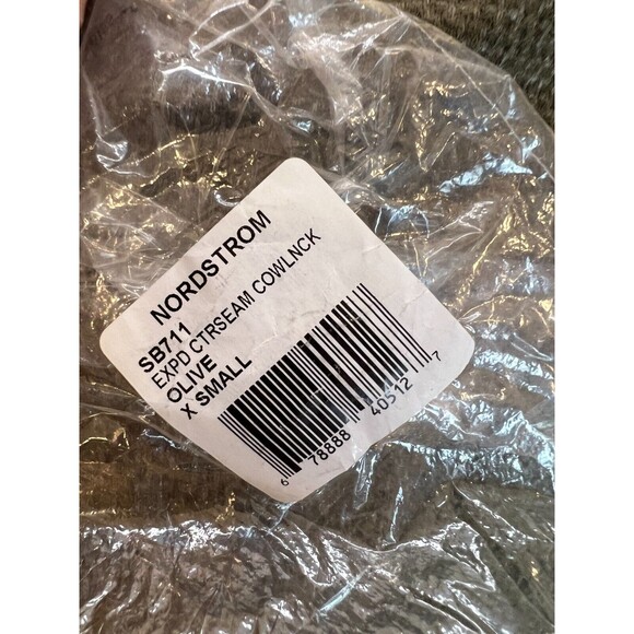 Forgotten Grace Cowl Neck Sweater Womens XS Olive Long Sleeve Pullover NWOT - Picture 6 of 6